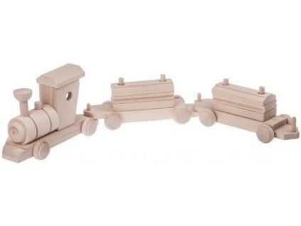 Dřevěný vláček
