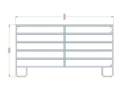 hrazeni texas 300 cm 1