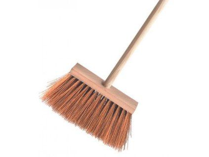 Koště úklidové s holí zatloukané