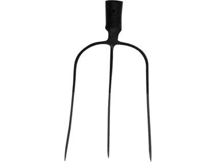 Vidle 3 hroté kované