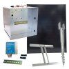 Basic sada solární ohradník Kompletní přenosná schránka + konzole a panel 200 W