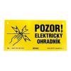 tabulka elektricky ohradnik