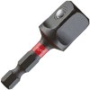 Milwaukee Shockwave Impact Duty adaptér na bit 1/4˝ Hex > 1/2˝ čtverec 4932478803