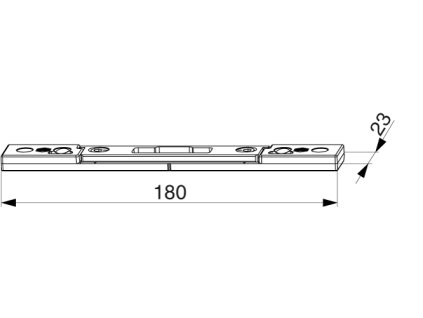 MACO 211598 Protiplech pre strelku dverového zámku Z-TF 24mm