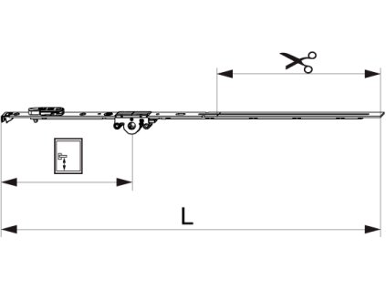 MACO 201732 Otváravo-sklopná prevodovka  MULTI MATIC 660 GM190 431-660mm