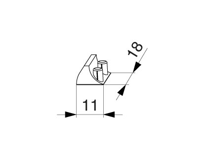 MACO 360074 Koncovka uzáveru strelky