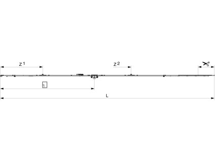 MACO 207301 Otváravo-sklopná prevodovka MULTI MATIC 1700 GM700 1591 -1700mm s 2 i.S