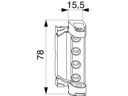 MACO 202543 Nožnicové ložisko DT 130kg