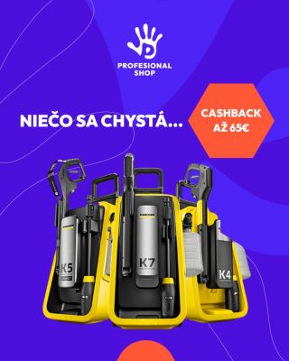 🔥 NIEČO SA CHYSTÁ… 🔥 Pripravujeme pre vás špeciálnu akciu💛 💸 Cashback až do 65 € 💪 Výkonné riešenia pre dokonalú čistotu...