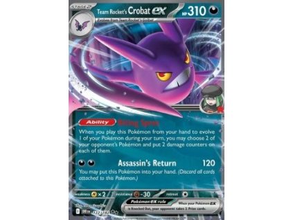 Team Rocket's Crobat ex (DRI 122)