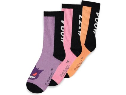 gengar, charmander, eevee ponožky