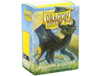Dragon Shield Dual Matte Yellow Silver