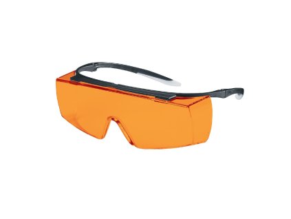 Ochranné pracovní brýle přes dioptrické brýle uvex super f OTG 9169615 oranžové