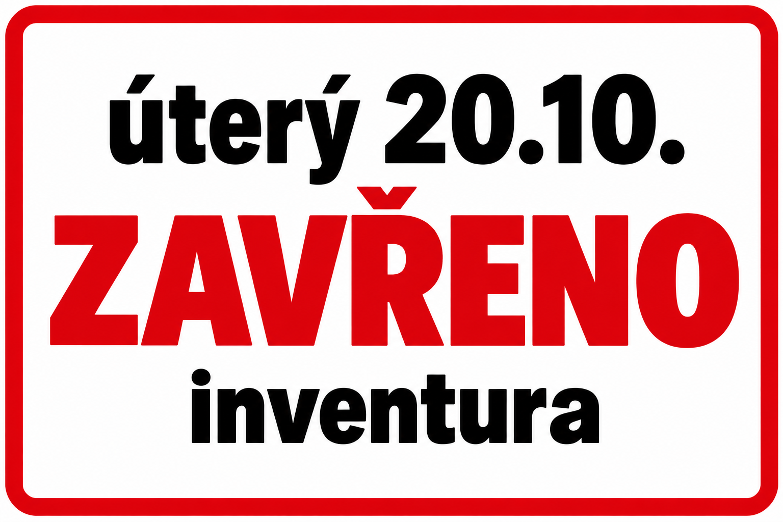 zavřeno