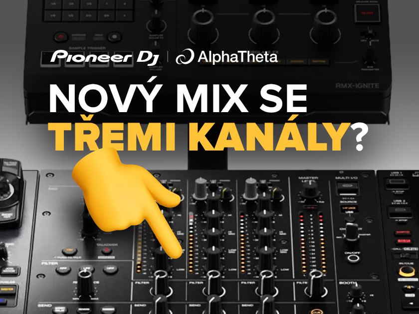 Nový 3-kanálový mixpult od AlphaTheta? 😳