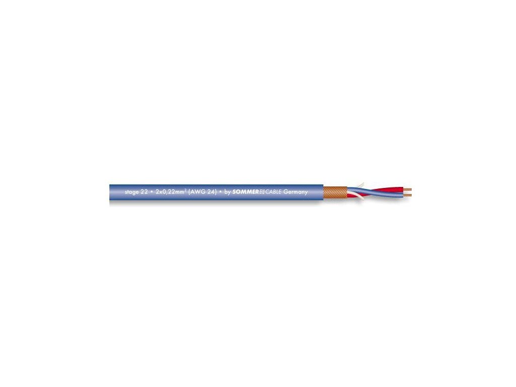 Sommer Cable 200-0002 STAGE HIGHFLEX - MODRÝ