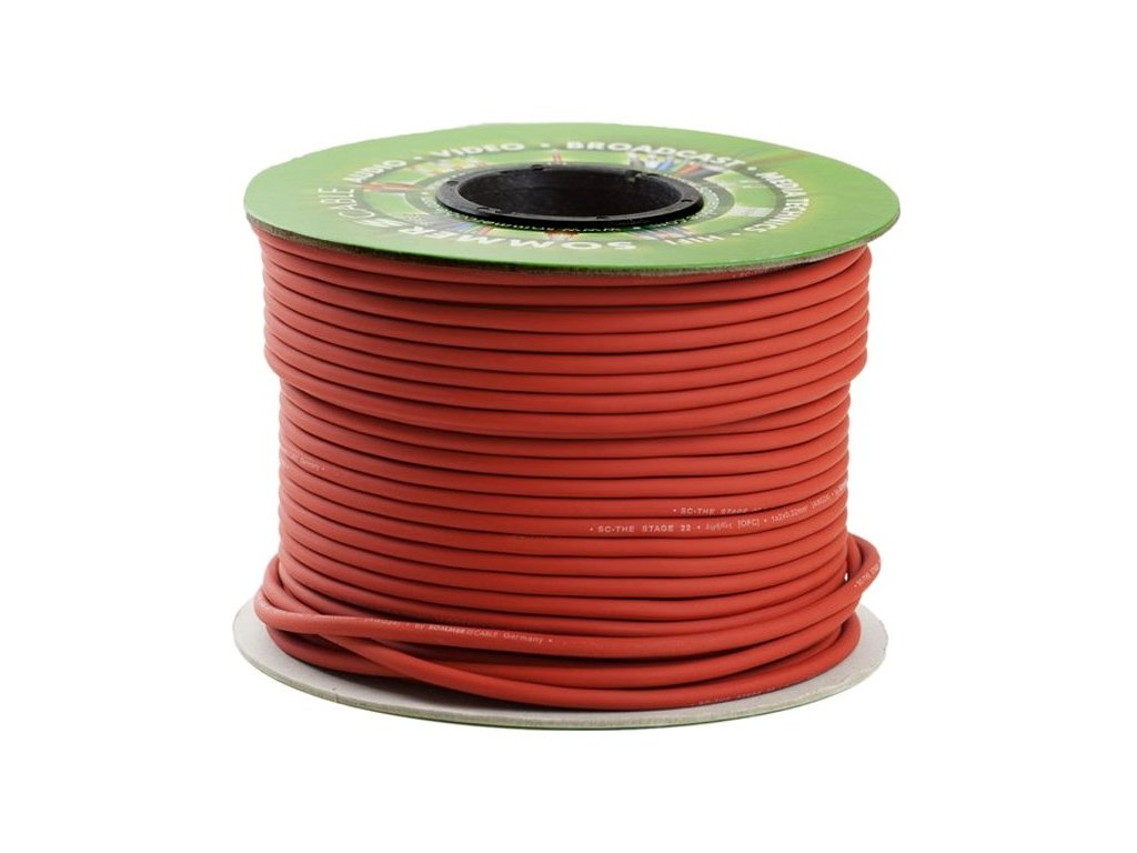 Sommer Cable STAGE 22 Highflex 200-0003 - mikrofonní kabel červený