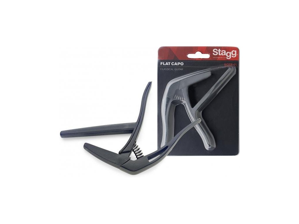 Stagg SCPX-FL BK kapodastr plochý