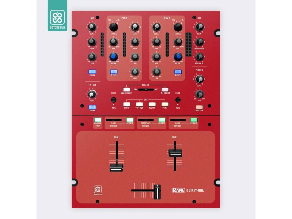 Doto Design Skin Sixty-One 61 FULL COLORS Aurora Red