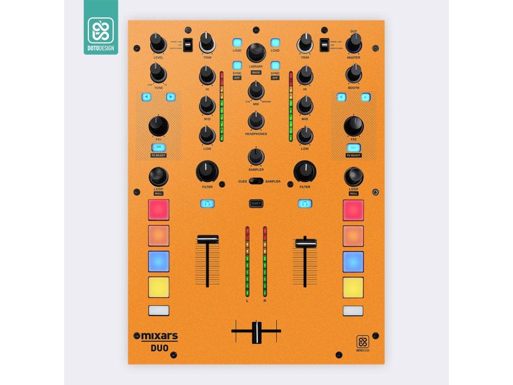 Doto Design Skin DUO FULL COLORS Sunset Orange