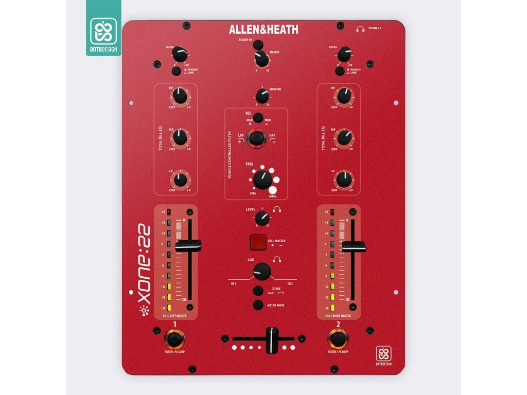 Doto Design Skin XONE 22 FULL COLORS Aurora Red