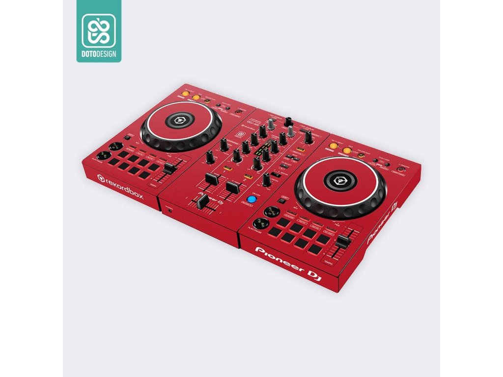 Doto Design Skin DDJ-400 FULL COLORS Aurora Red