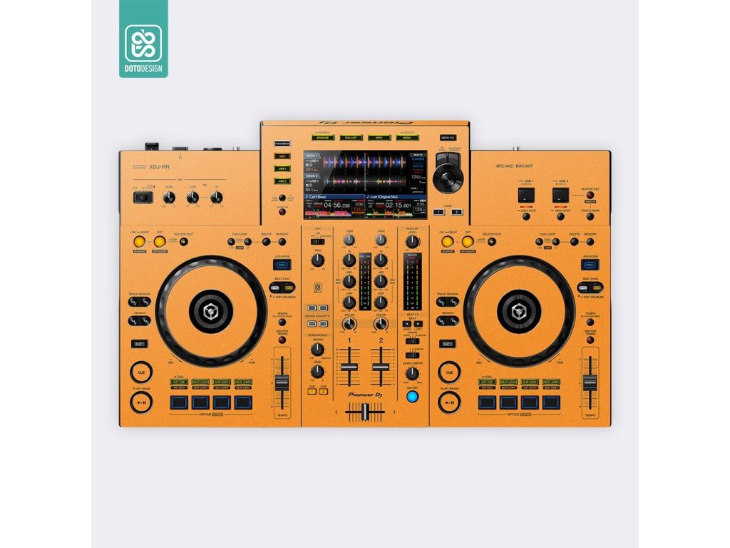 Doto Design Skin XDJ-RR FULL COLORS Sunset Orange
