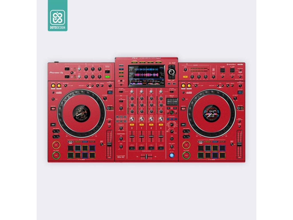 Doto Design Skin XDJ-XZ FULL COLORS Aurora Red