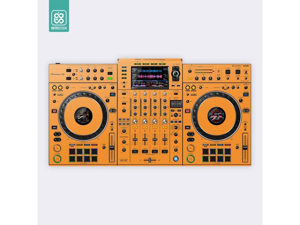 Doto Design Skin XDJ-XZ FULL COLORS Sunset Orange