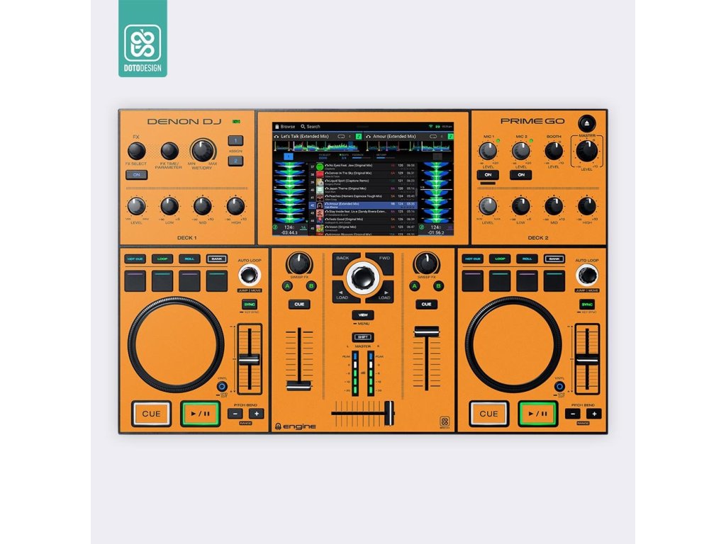 Doto Design Skin Prime GO FULL COLORS Sunset Orange