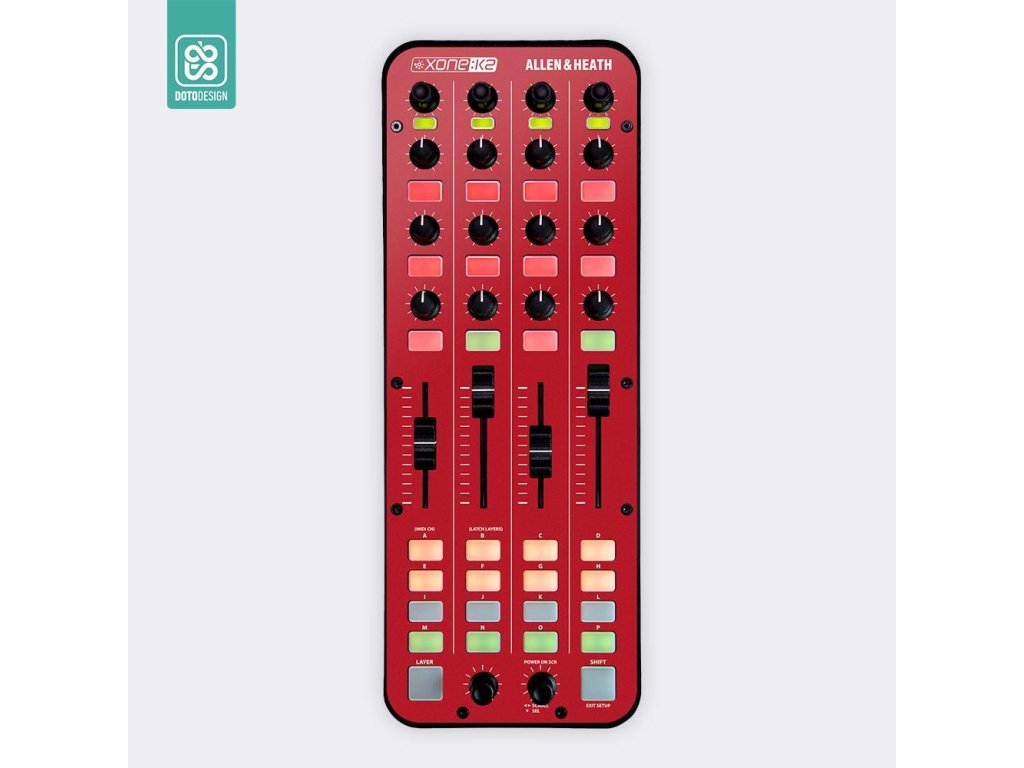 Doto Design Skin Xone K2 FULL COLORS Aurora Red