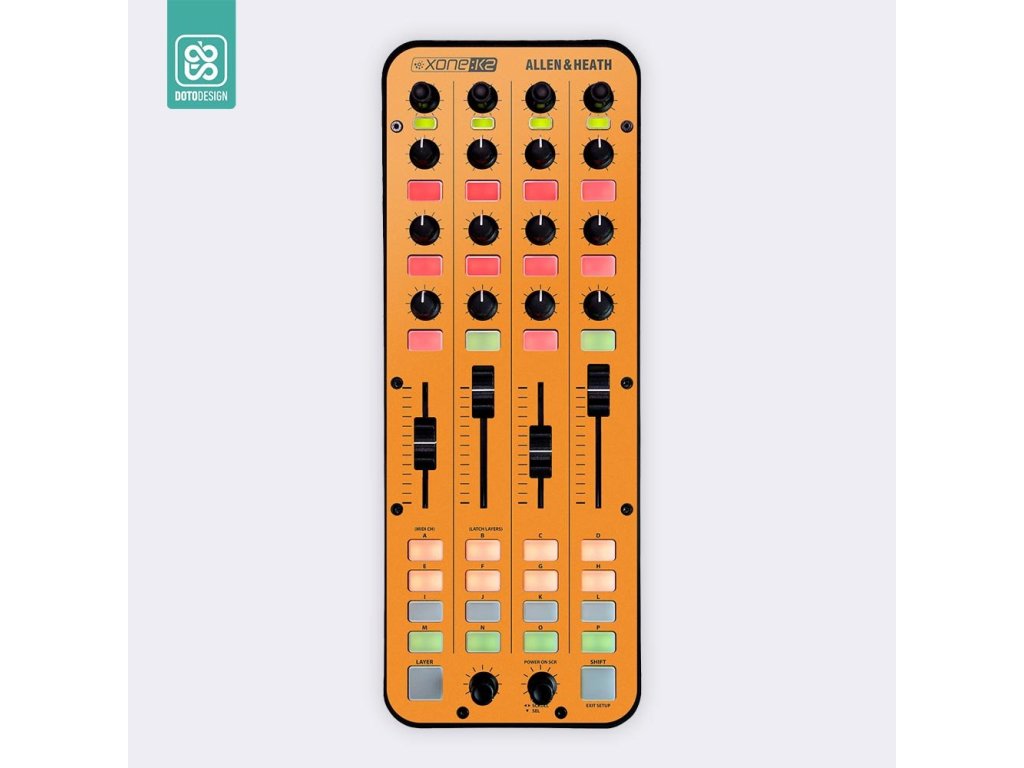 Doto Design Skin Xone K2 FULL COLORS Sunset Orange