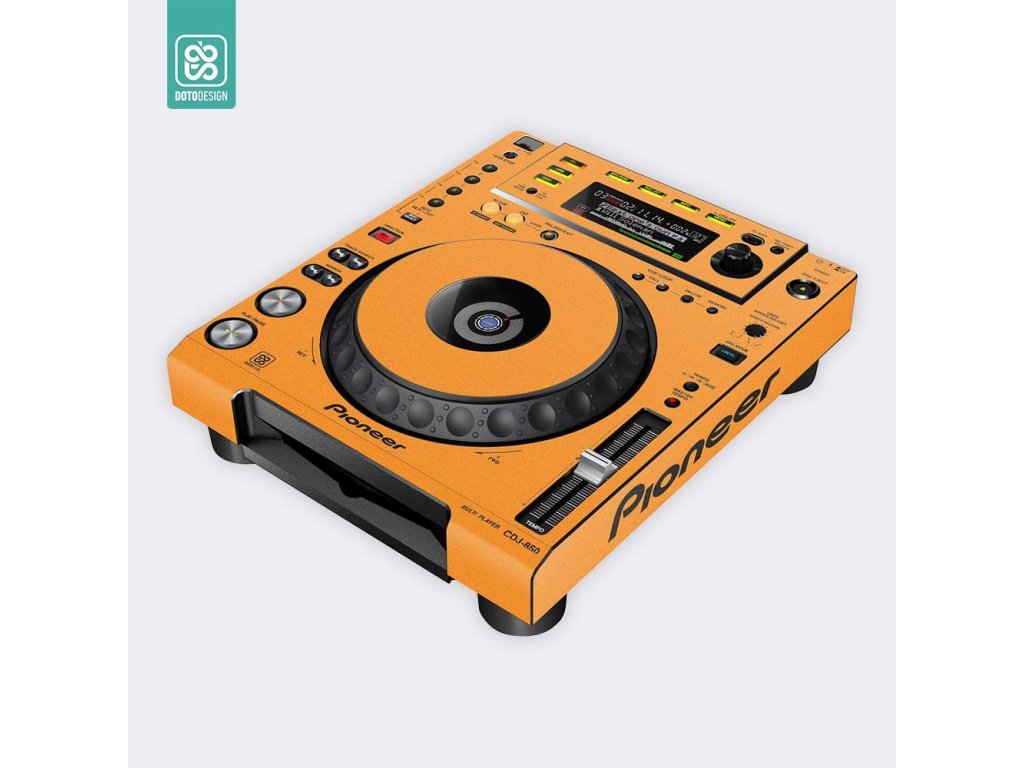 Doto Design Skin CDJ-850 FULL COLORS Sunset Orange