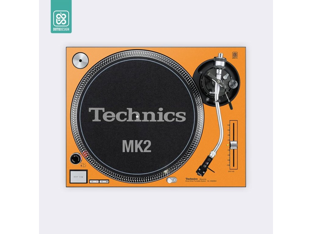 Doto Design Skin SL-1200 / 1210 MK2 FULL COLORS Sunset Orange