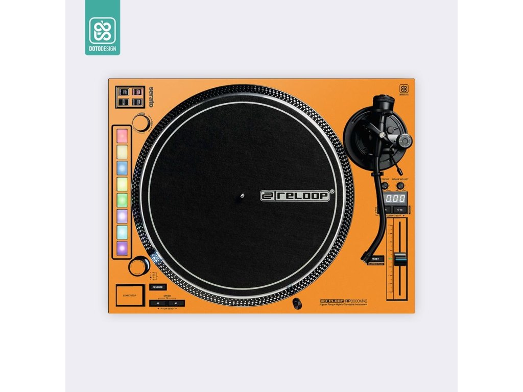 Doto Design Skin RP-8000 MK2 FULL COLORS Sunset Orange