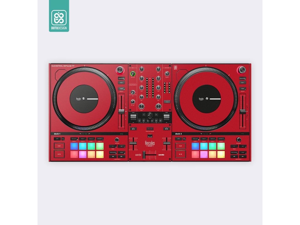 Doto Design Skin Inpulse T7 FULL COLORS Aurora Red