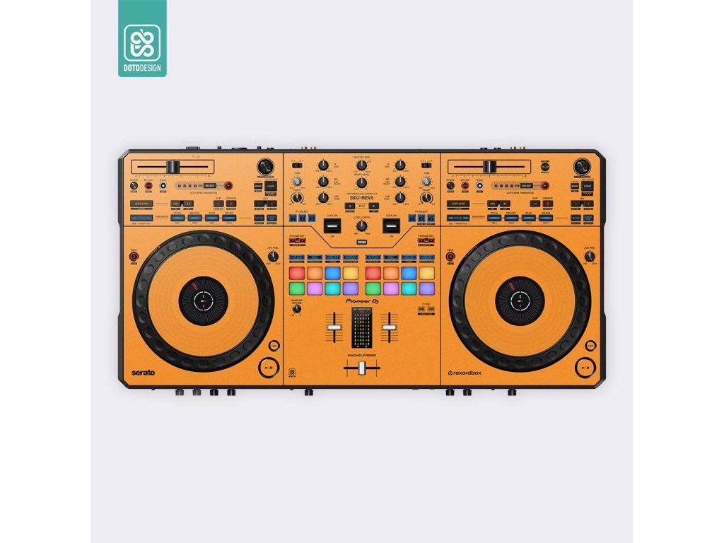Doto Design Skin DDJ-REV5 FULL COLORS Sunset Orange