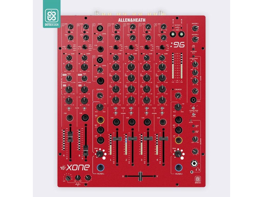 Doto Design Skin XONE 96 FULL COLORS Aurora Red