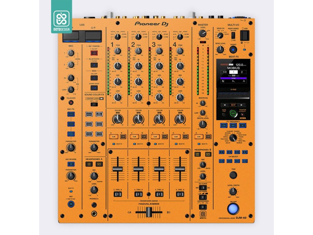 Doto Design Skin DJM-A9 FULL COLORS Sunset Orange