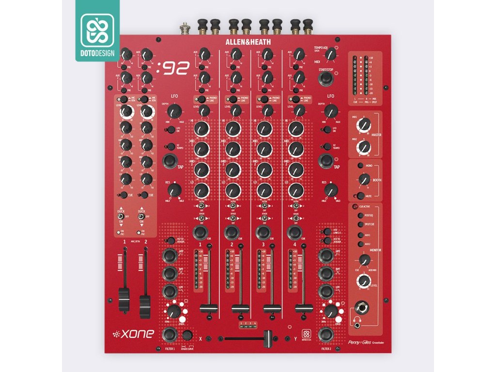Doto Design Skin XONE 92 FULL COLORS Aurora Red V.2