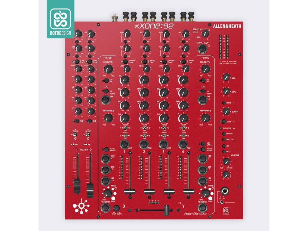 Doto Design Skin XONE 92 FULL COLORS Aurora Red V.1
