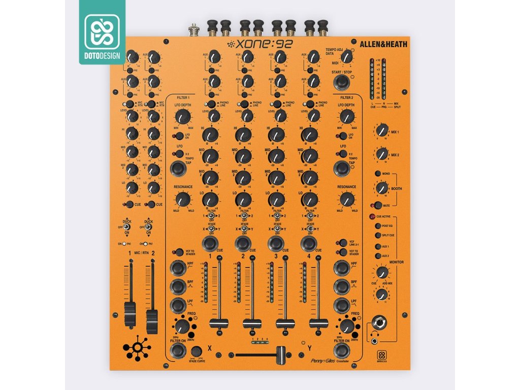 Doto Design Skin XONE 92 FULL COLORS Sunset Orange V.1