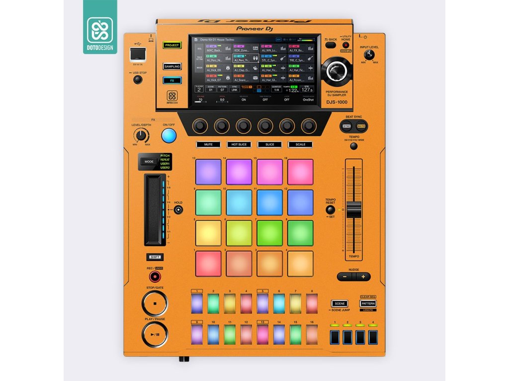 Doto Design Skin DJS-1000 FULL COLORS Suset Orange