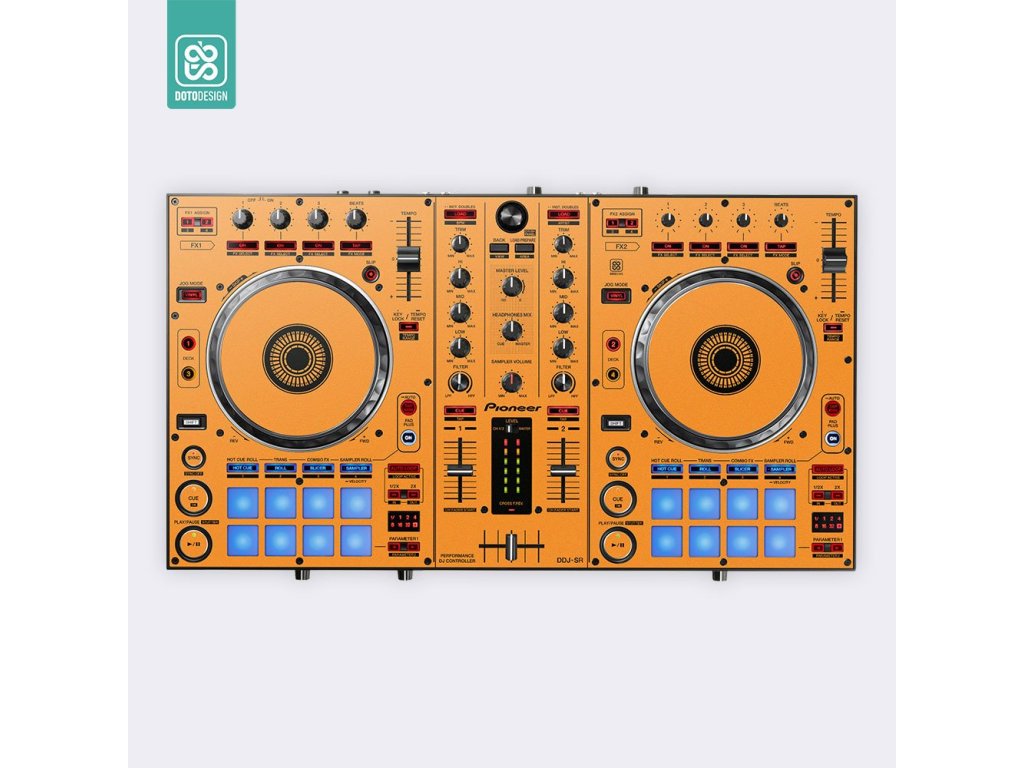 Doto Design Skin DDJ-SR FULL COLORS Sunset Orange