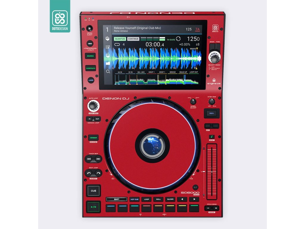 Doto Design Skin SC6000 Prime FULL COLORS Aurora Red