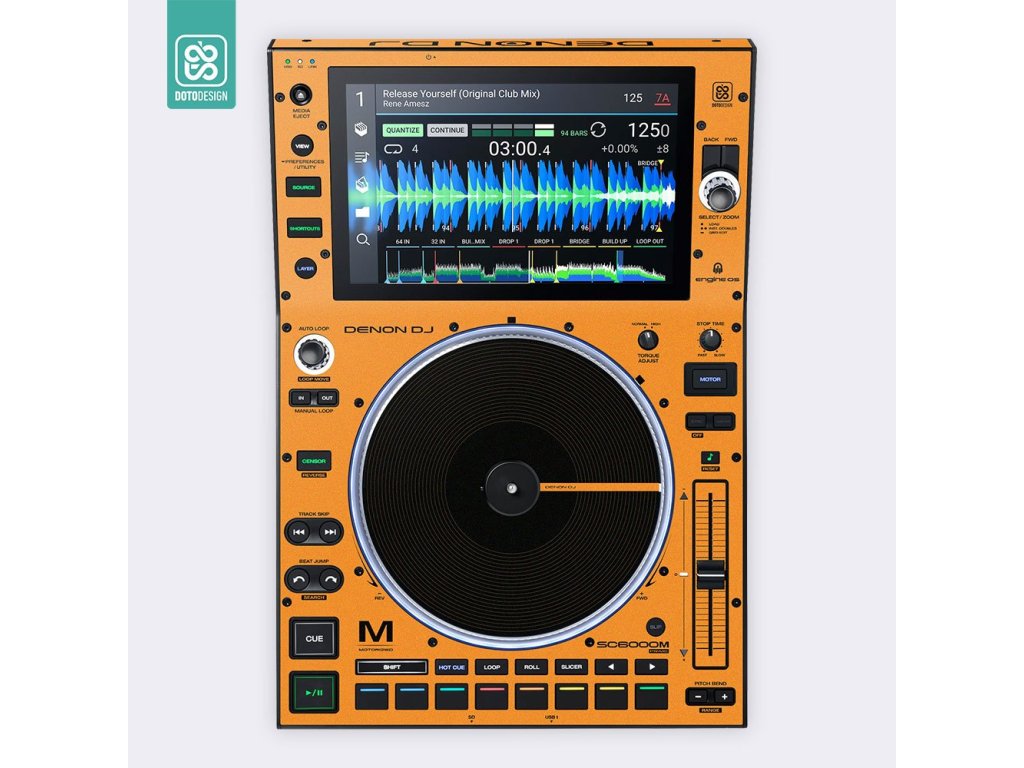 Doto Design Skin SC6000M Prime FULL COLORS Sunset Orange