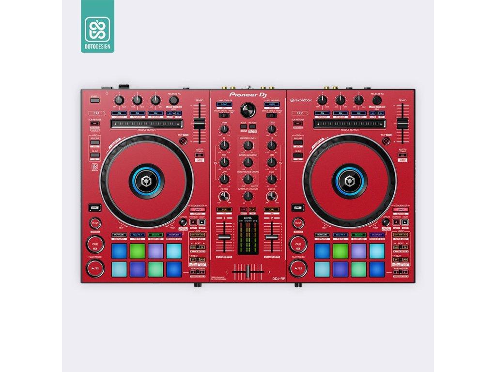 Doto Design Skin DDJ-RR FULL COLORS Aurora Red