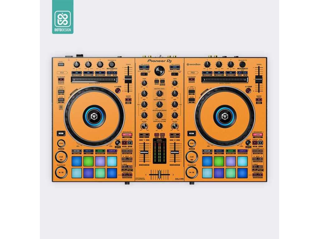 Doto Design Skin DDJ-RR FULL COLORS Sunset Orange