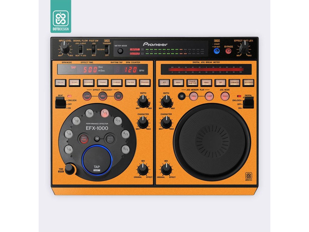Doto Design Skin EFX-1000 FULL COLORS Sunset Orange