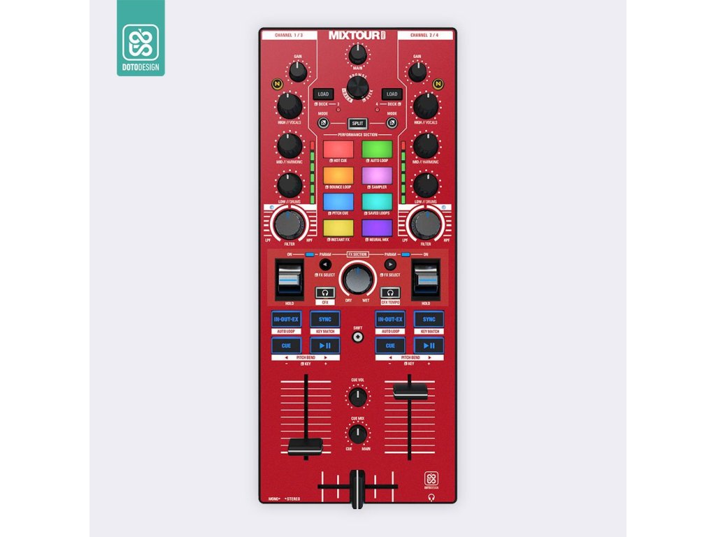 Doto Design Skin Mixtour Pro FULL COLORS Aurora Red
